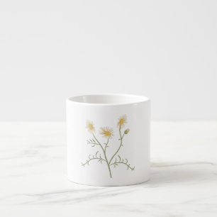 Kamille-Botanische-Illustration Kaffeetasse Espressotasse
