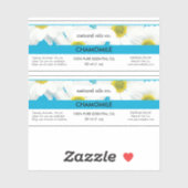 Kamille Essenzielle Öle Duftstoff Flaschenetikett Aufkleber (Blatt)