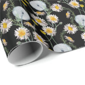 Kamille, Kronleuchter, Wasserfarbmuster Geschenkpapier (Rolleneckpunkt)