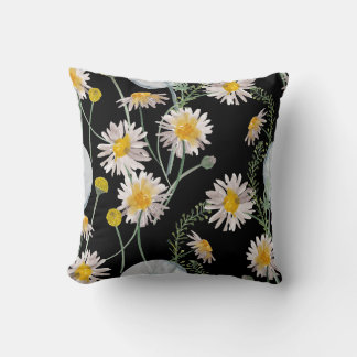 Kamille, Kronleuchter, Wasserfarbmuster Kissen