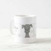 Kamille Möglichkeit Comic-Strip Kaffeetasse (Vorderseite Links)