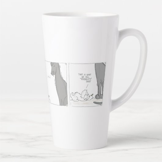 Kamille Möglichkeit Comic-Strip Milchtasse (Rechts)