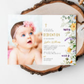 Kamille und Eukalyptus-Foto Einladung