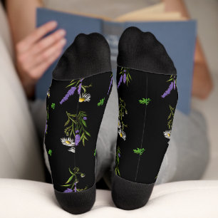 Kamille und Lavendel Socken