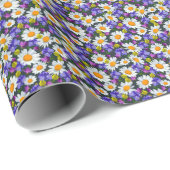 Kamille, wilde Blume: nahtlose Muster. Geschenkpapier (Rolleneckpunkt)