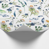 Kamillen-Blumen, mit Blumen, Blatt, Blätter, Geschenkpapier (Ecke)