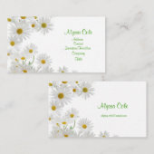 Kamillen-Blumen Visitenkarte (Vorne/Hinten)