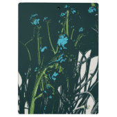 Kamillenblau Klemmbrett (Rückseite)