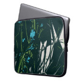 Kamillenblau Laptopschutzhülle (Vorderseite Links)