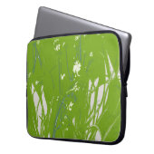 Kamillengrün Laptopschutzhülle (Vorderseite Links)
