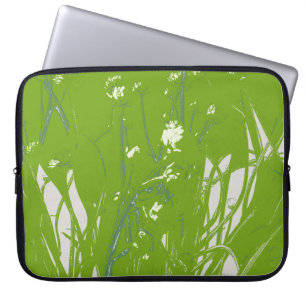 Kamillengrün Laptopschutzhülle