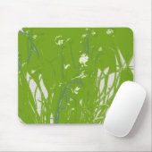 Kamillengrün Mousepad (Mit Mouse)