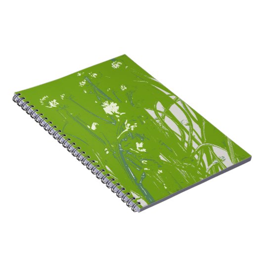 Kamillengrün Notizblock (Rechte Seite)