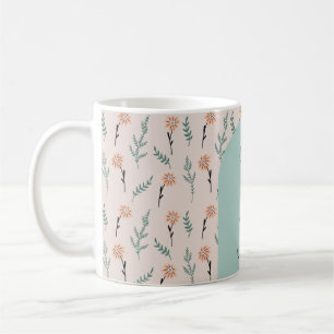 Kamillenmuster Kaffeetasse
