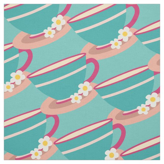 Kamillentee für Teeliebhaber Stoff (Muster)