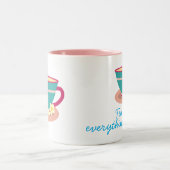 Kamillentee für Teeliebhaber Zweifarbige Tasse (Mittel)