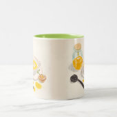 Kamillentee & Honig-Tasse Zweifarbige Tasse (Mittel)
