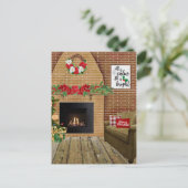 Kamin Alles ruhig Alles hell Weihnachten (Stehend Vorderseite)
