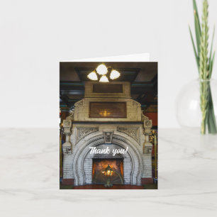 Kamin Dankeskarte des Crescent Hotels