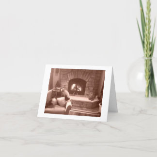 Kamin Feiertagskarte