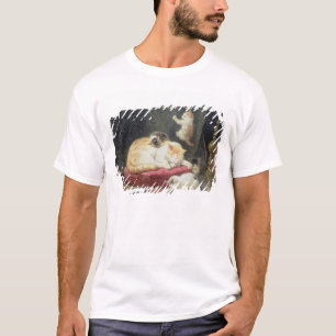 Kamin-Glück (Öl auf Platte) T-Shirt