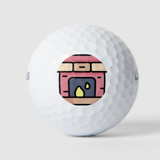 Kamin Golfball (Vorderseite)