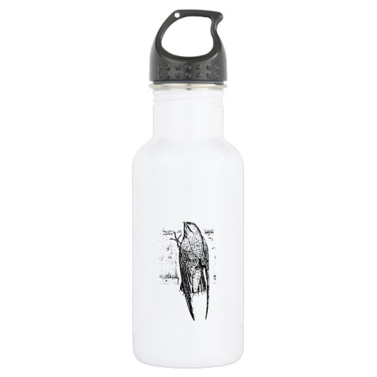 Kamin-schnelle Vogel-Kunst Trinkflasche (Vorderseite)