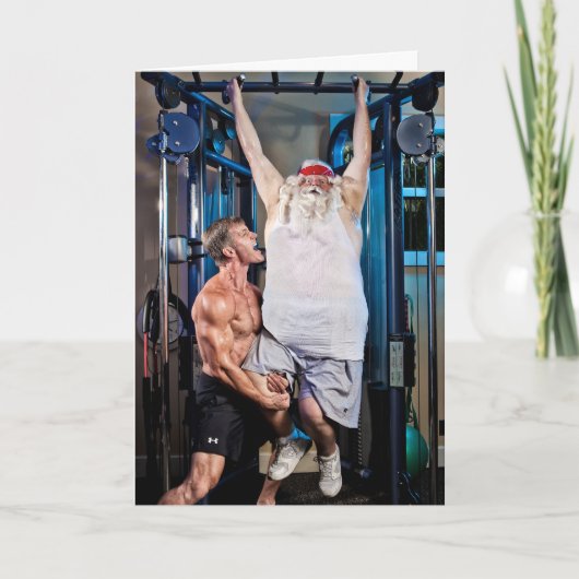 Kamin-Training Feiertagskarte (Vorderseite)