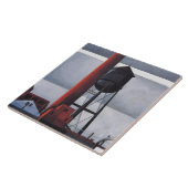 Kamin- und Wasserturm (von Charles Demuth) Fliese (Seite)