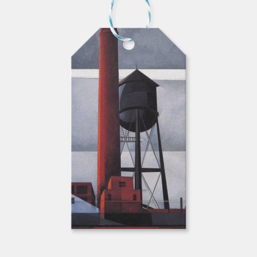 Kamin- und Wasserturm (von Charles Demuth) Geschenkanhänger (Vorderseite)
