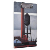 Kamin- und Wasserturm (von Charles Demuth) Klemmbrett (Rechts)