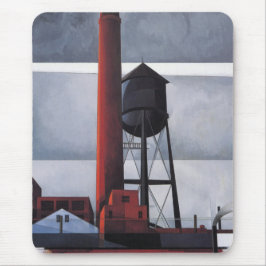 Kamin- und Wasserturm (von Charles Demuth) Mousepad
