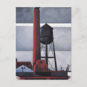 Kamin- und Wasserturm (von Charles Demuth) Postkarte (Vorderseite)