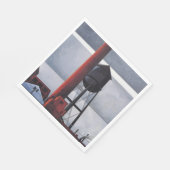 Kamin- und Wasserturm (von Charles Demuth) Serviette (Ecke)