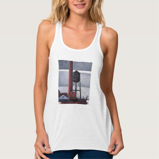 Kamin- und Wasserturm (von Charles Demuth) Tank Top (Vorderseite)