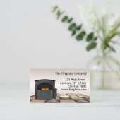 Kamin Visitenkarte (Stehend Vorderseite)