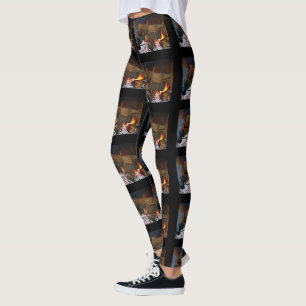 KAMIN, ZEIT ZUM ENTSPANNEN LEGGINGS
