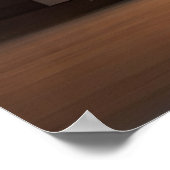 Kamin zu Hause Poster (Ecke)