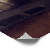 Kamin zu Hause Poster (Ecke)