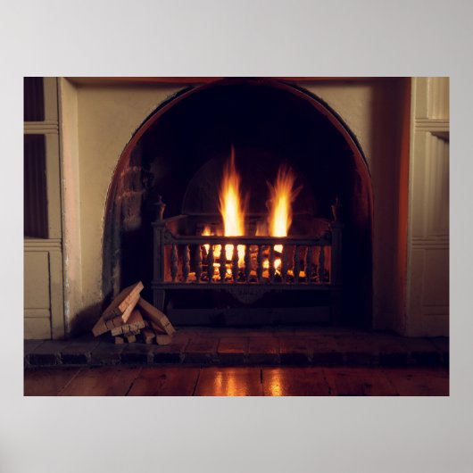 Kamin zu Hause Poster (Vorne)