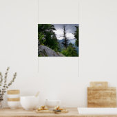 Kaminberger Bergweg auf den Großen Smoky-Bergen Poster (Küche)