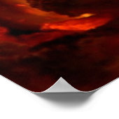 Kaminfeuer,Heizkamin, Poster (Ecke)