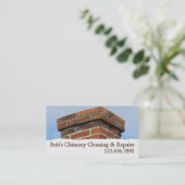 Kaminreinigung und Reparatur Visitenkarte (Stehend Vorderseite)