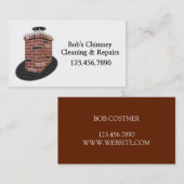 Kaminreinigung und Reparatur Visitenkarte (Vorne/Hinten)