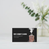 Kaminreinigungskarte Visitenkarte (Stehend Vorderseite)