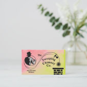 Kaminreinigungskarte Visitenkarte (Stehend Vorderseite)