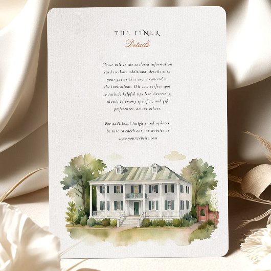 Kaminski House Museum Wedding Einladung