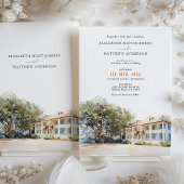 Kaminski House Museum Wedding Einladung