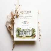 Kaminski House Save the Date Card Einladung