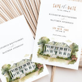 Kaminski House Save the Date Card Einladung